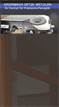 Mobile Screenshot of krombach-optik.de